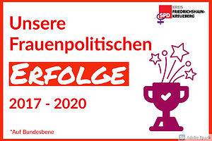 Unsere frauenpolitischen Erfolge 2017 – 2020