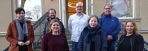 Der Sprecher*innen-Rat des AK Mobilität (von links): Christoph Freytag, Kai Striebinger, Daniela Röß, Thomas Giebel, Cornelia Partmann, Bodo Zündorff und Peggy Hochstätter