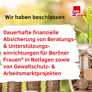 Finanzielle Absicherung feministischer Projekte