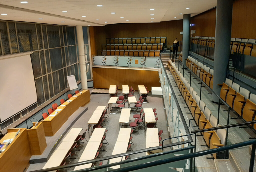 Der Saal im Rathaus Kreuzberg