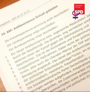 Kein Antifeminismus!