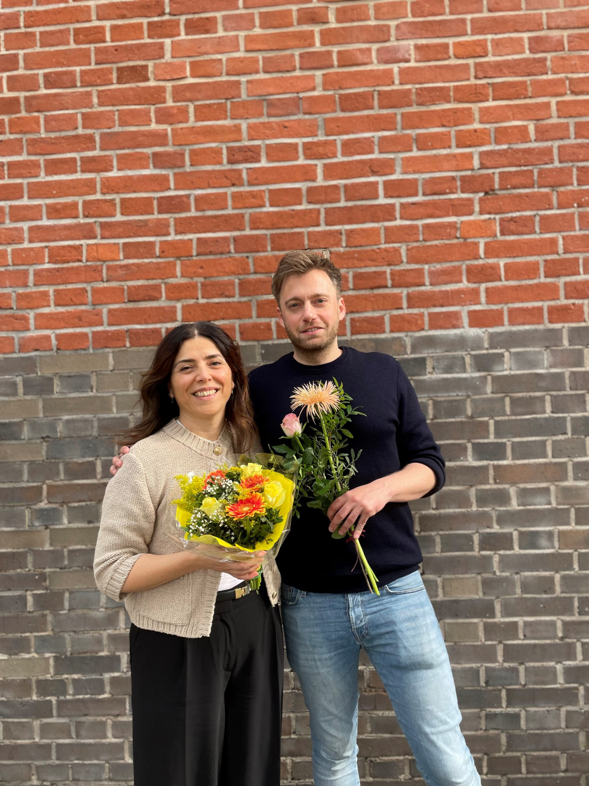 Sevim Aydin und Cornelius Brandmiller, Kreisvorsitzende SPD Friedrichshain-Kreuzberg