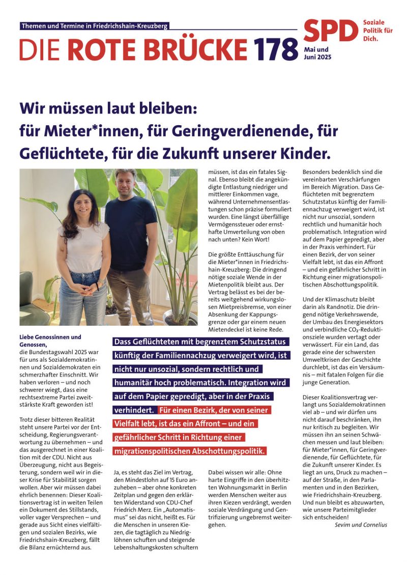 Die Rote Brücke 178 ist online.