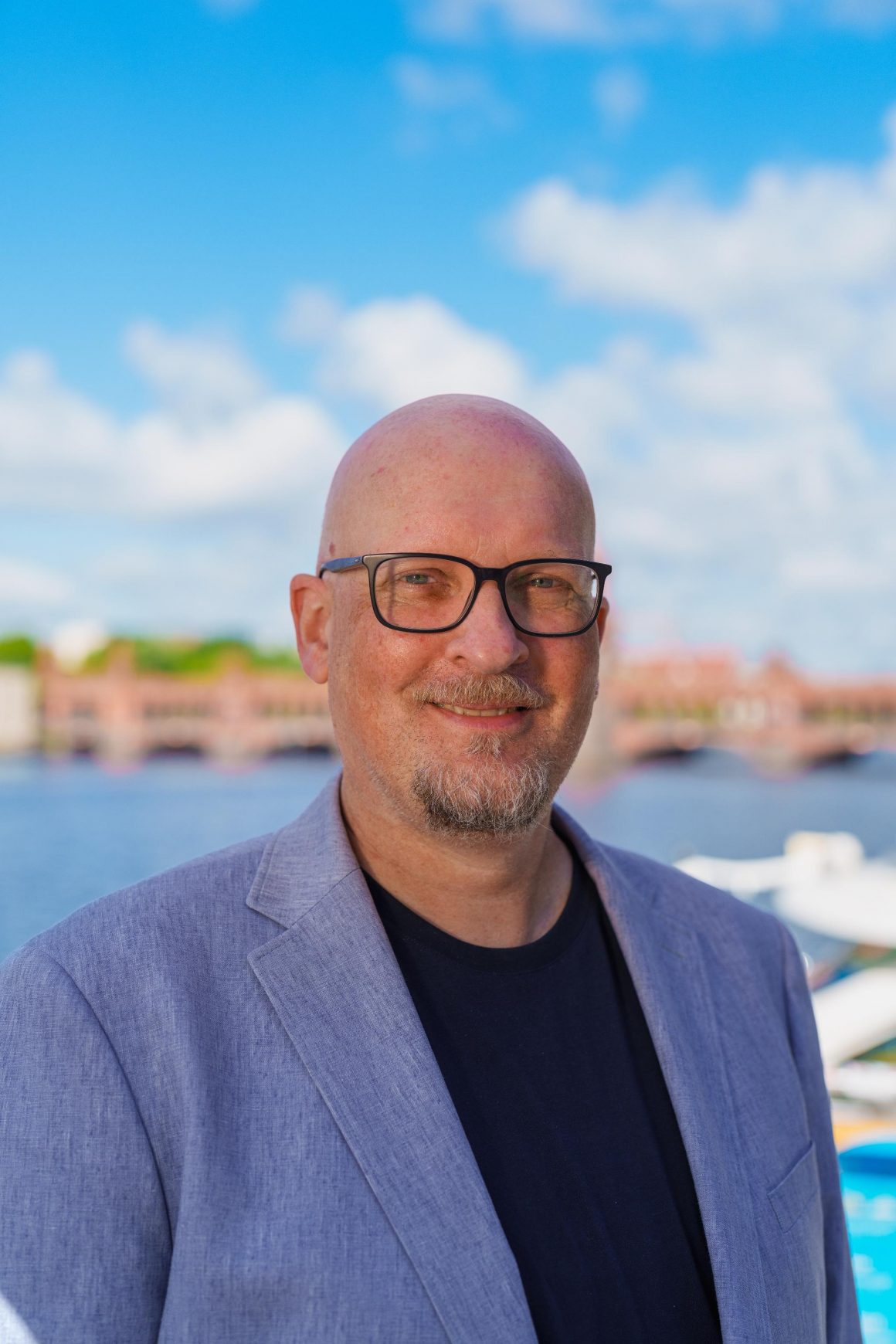 Thomas Giebel, Kandidat für das Abgeordnetenhaus und die Bezirksverordnetenversammlung, stellvertretender Vorsitzender und Vorsitzender der Abtreilung Weberwiese